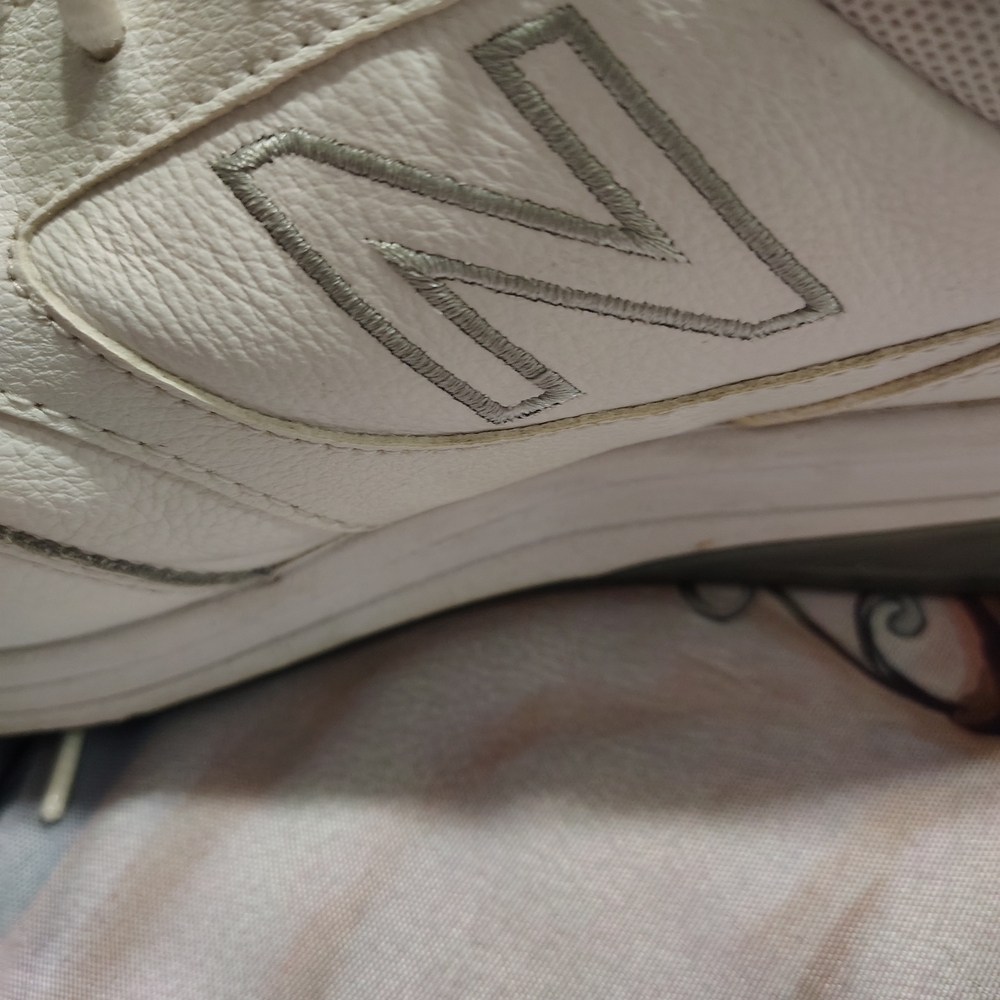 New Balance White Athletic Shoes